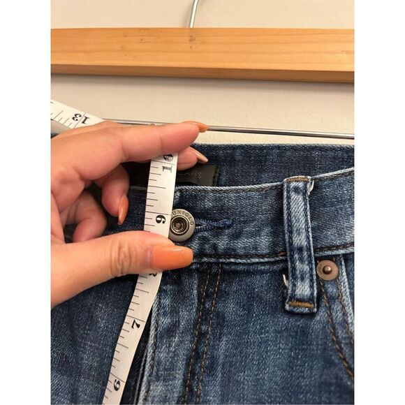 Uniqlo Jeans Japanese denim mid-rise Slim Boyfriend 24 Kaihara - Picture 7 of 8